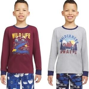 Eddie Bauer Youth Boy's 4 Piece PJ Sleep Set (Medium 10/12) - NWT